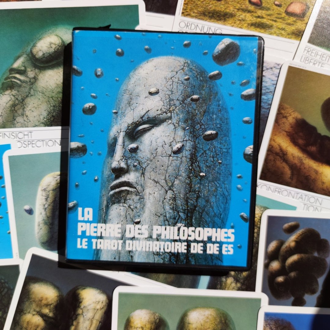 Tarot La Pierre des philosophes -le tarot divinatoire de DE ES-1984