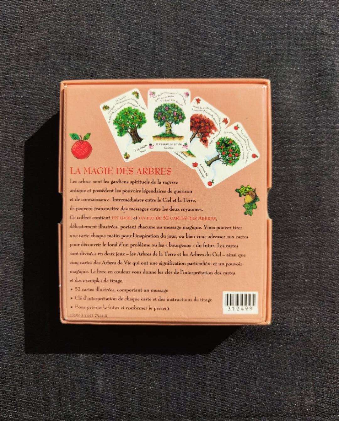 La Magie des Arbres – Oracle Divinatoire Rare 2005 | 52 Cartes + Livret Français | Jeu Ésotérique Nature & Spiritualité