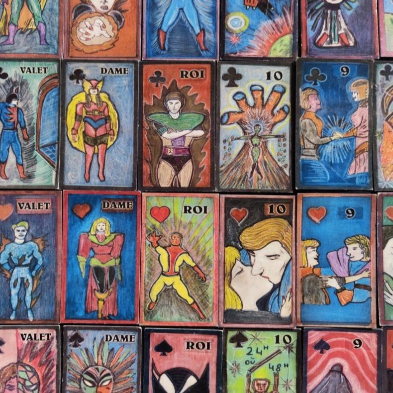 Oracle L’Arcanatempo – Cartes Divinatoires Françaises – Jeu Rare de 32 Cartes