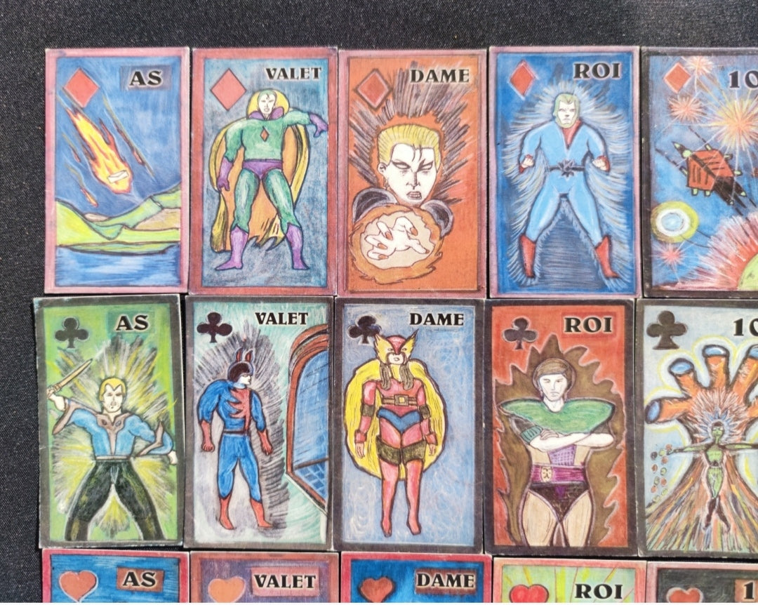 Oracle L’Arcanatempo – Cartes Divinatoires Françaises – Jeu Rare de 32 Cartes