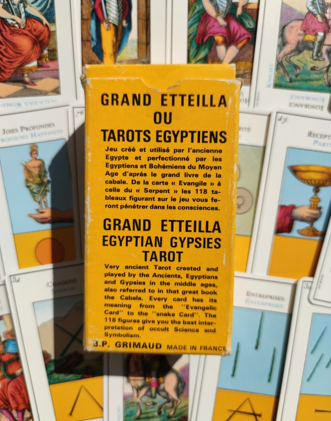 Tarot Grand Etteilla ou Tarot Égyptien 1976 Grimaud