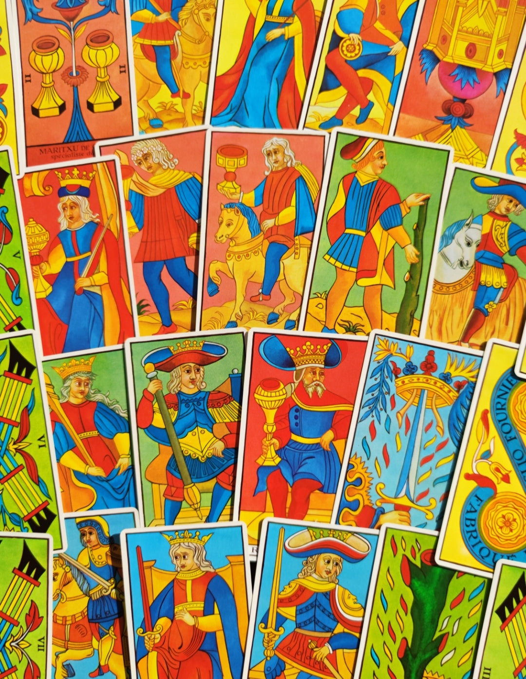 Tarot de Marseille Maritxu de Guler – Édition Fournier 1983 – Jeu Complet 78 Cartes