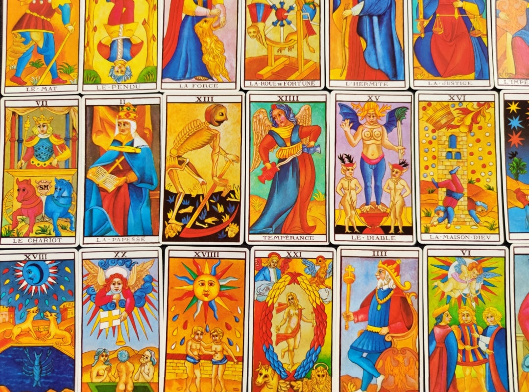 Tarot de Marseille Maritxu de Guler – Édition Fournier 1983 – Jeu Complet 78 Cartes