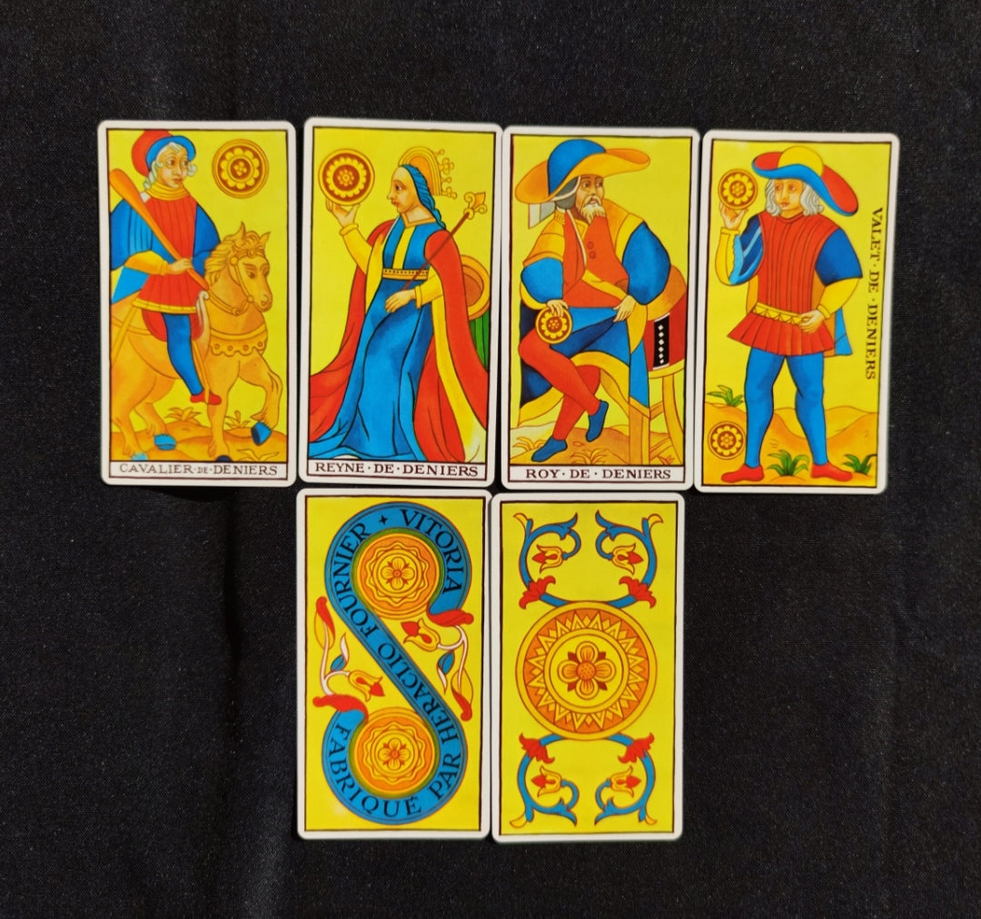 Tarot de Marseille Maritxu de Guler – Édition Fournier 1983 – Jeu Complet 78 Cartes