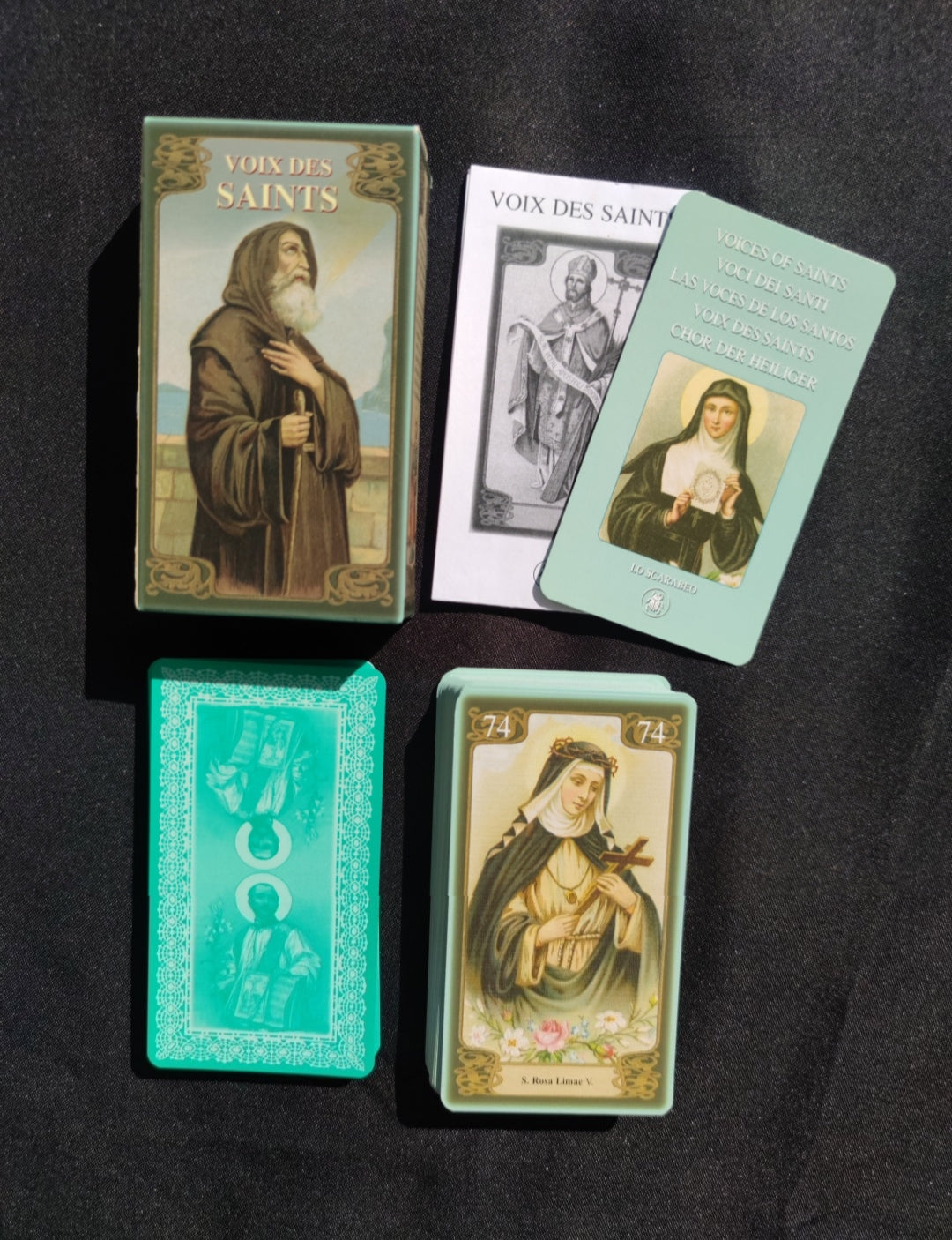 La Voix des Saints – Tarot Spirituel Chrétien Rare Lo Scarabeo 2004 – 78 Cartes Collection