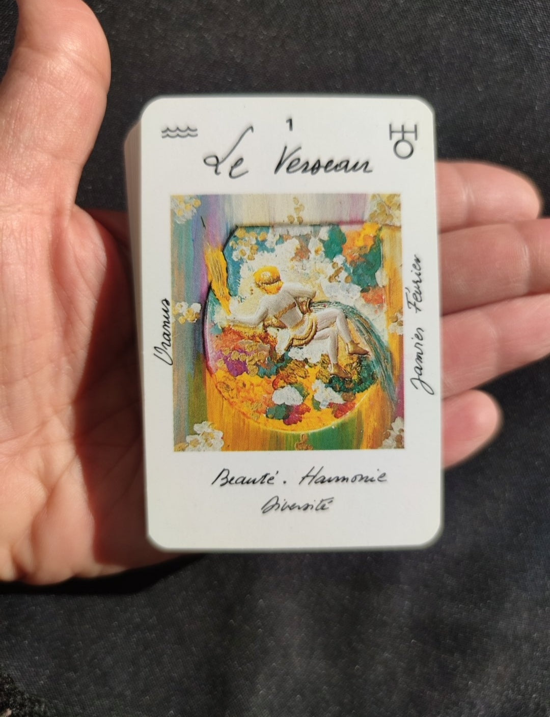 Oracle Astrologique Uma Mukanda (1986) – Jeu Rare de 32 Cartes avec Livret en Français