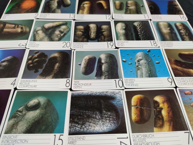 Tarot La Pierre des philosophes -le tarot divinatoire de DE ES-1984