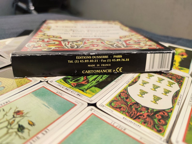 Tarot Médiéval Étteilla – Reproduction Rare 78 Cartes – Jeu Divinatoire Ancien & Livret Français