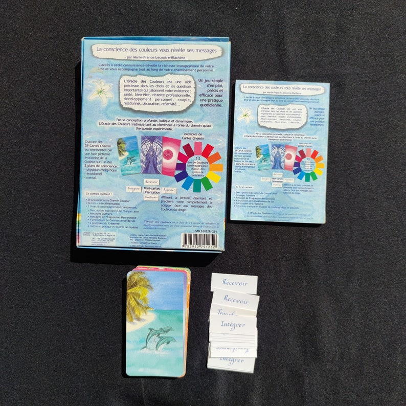 L'oracle des couleurs - Jeu de 39 cartes - Vos couleurs vous parlent de votre vie - Lecoutre-Blachère Marie-France - 2000