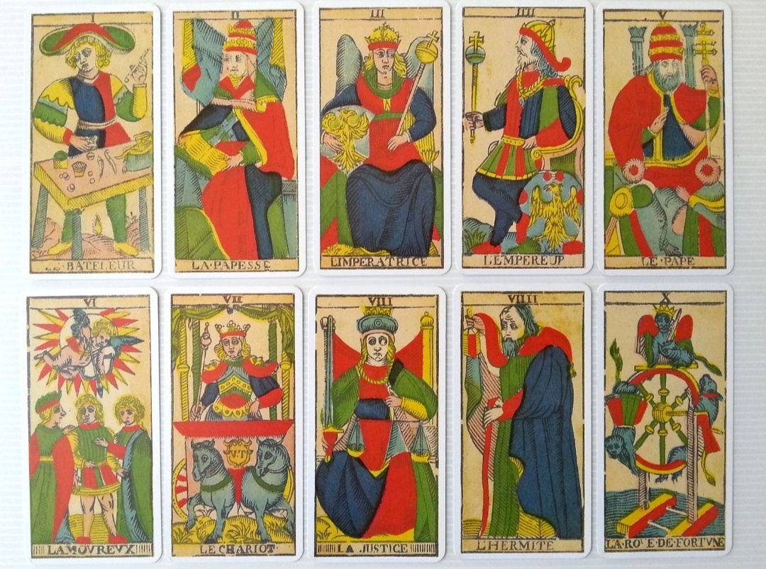 Tarot of Marseilles 2002 - Lo Scarabeo-gift-divination-cartomancy-clairvoyance-fortune telling- tarot deck-esotericism-prediction