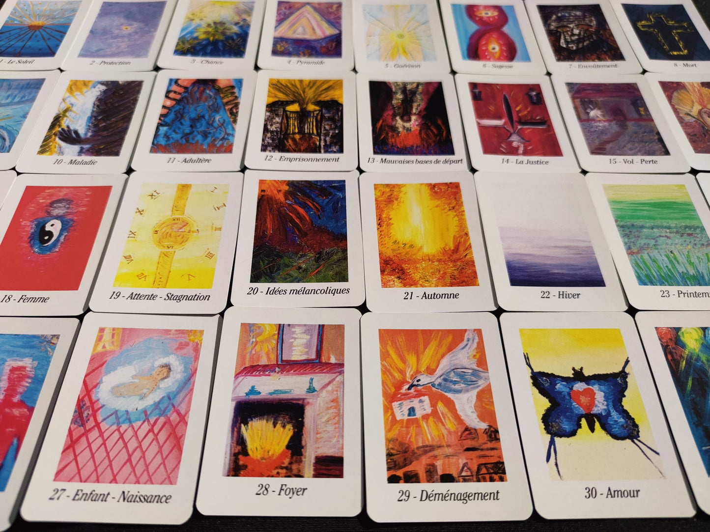 Oracle Lumière Patrick Jeau – Coffret Divinatoire Complet Rare Édition 2015 en Français