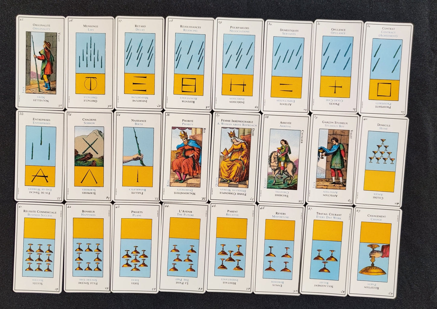 Grand Etteilla Egyptian gypsies Tarot year 1985 -Grimaud-Gift -Divination -Cartomancy -Clairvoyance -Fortune telling -Esotericism