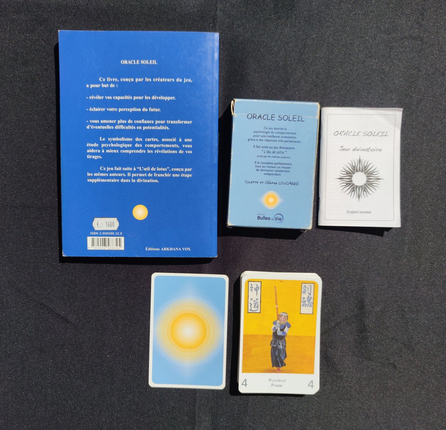 the Sun Oracle 2012 with the book 2002 gift-divination-cartomancy-clairvoyance-fortune telling-tarot deck-esotericism-divinatory guidance