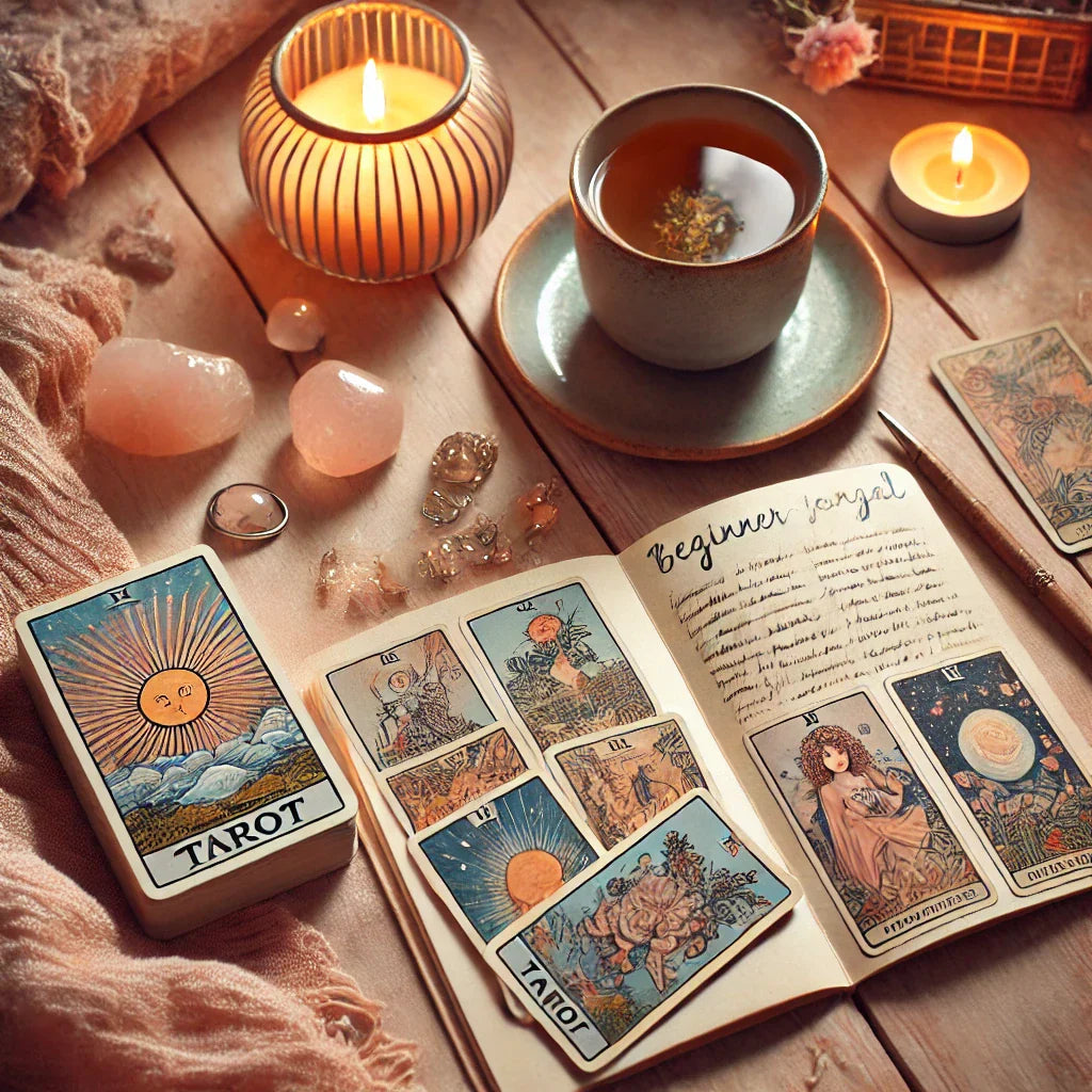 Image représentant des oracles divinatoires, outils spirituels pour la guidance, la divination et l'exploration ésotérique.
