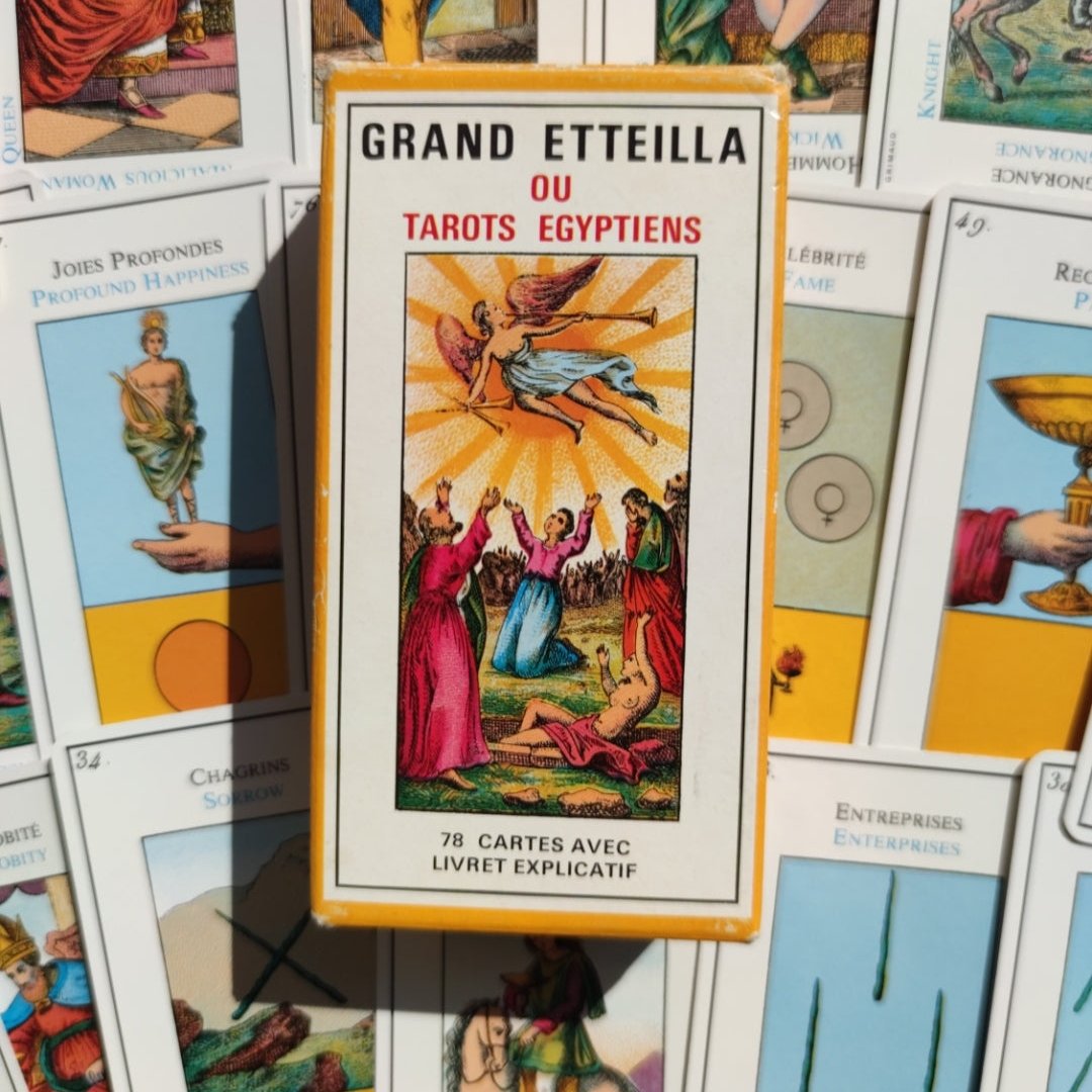 Grand Etteilla Egyptian gypsies Tarot 1985-Grimaud