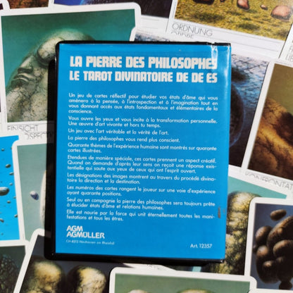La Pierre des Philosophes – Jeu Divinatoire Rare (1984) – Oracle Symbolique et Introspectif Complet