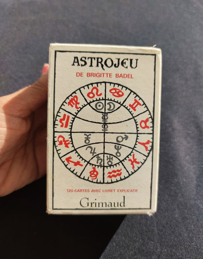 Astrogame Brigitte Badel 1986 – Jeu d'Astrologie Divinatoire Vintage Complet et Rare
