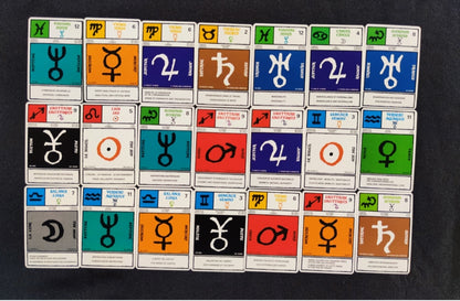 Astrogame Brigitte Badel 1986 – Jeu d'Astrologie Divinatoire Vintage Complet et Rare