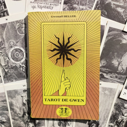 Tarot de Gwen 1979 – Jeu Divinatoire Rare – 22 Arcanes Majeurs + Livre en Français