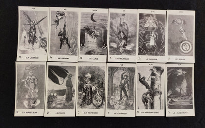 Tarot de Gwen 1979 – Jeu Divinatoire Rare – 22 Arcanes Majeurs + Livre en Français
