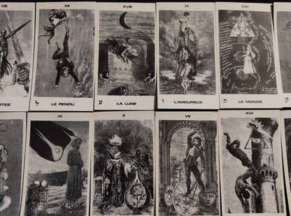 Tarot de Gwen 1979 – Jeu Divinatoire Rare – 22 Arcanes Majeurs + Livre en Français
