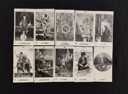 Tarot de Gwen 1979 – Jeu Divinatoire Rare – 22 Arcanes Majeurs + Livre en Français