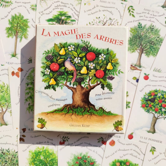 La Magie des Arbres – Oracle Divinatoire Rare 2005 | 52 Cartes + Livret Français | Jeu Ésotérique Nature & Spiritualité