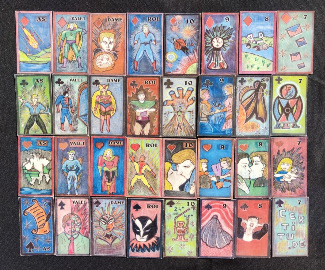 Oracle L’Arcanatempo – Cartes Divinatoires Françaises – Jeu Rare de 32 Cartes