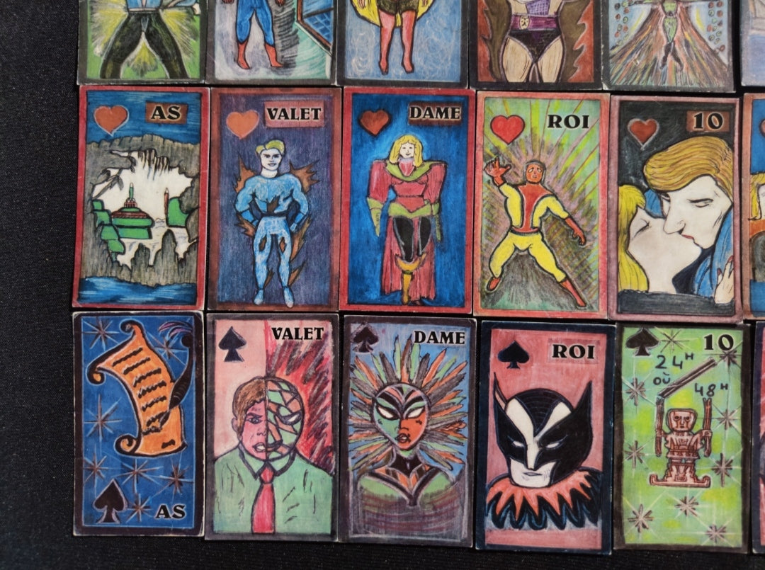 Oracle L’Arcanatempo – Cartes Divinatoires Françaises – Jeu Rare de 32 Cartes