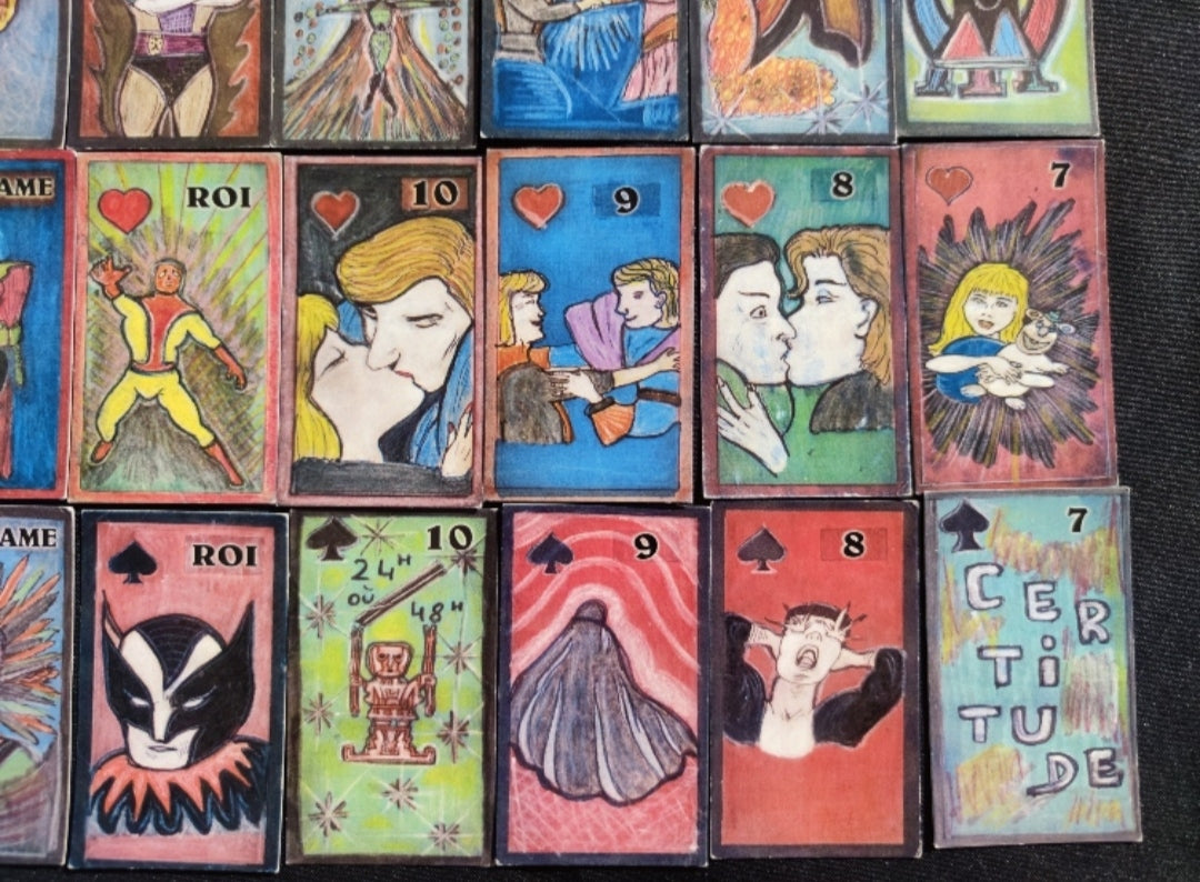 Oracle L’Arcanatempo – Cartes Divinatoires Françaises – Jeu Rare de 32 Cartes