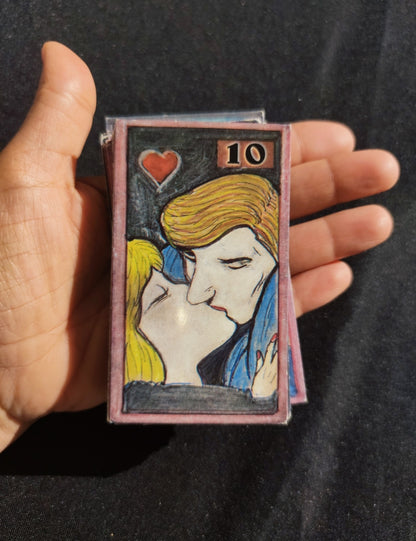 Oracle L’Arcanatempo – Cartes Divinatoires Françaises – Jeu Rare de 32 Cartes