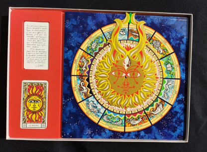 Jeu Astrologique Astro Soleil – Édition Vintage 1971 par Madame Soleil – Oracle Collector Unique et Rare conçu par Madame Soleil