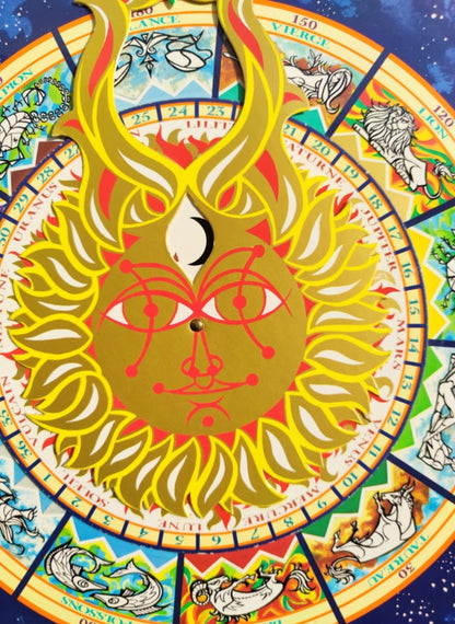 Jeu Astrologique Astro Soleil – Édition Vintage 1971 par Madame Soleil – Oracle Collector Unique et Rare conçu par Madame Soleil