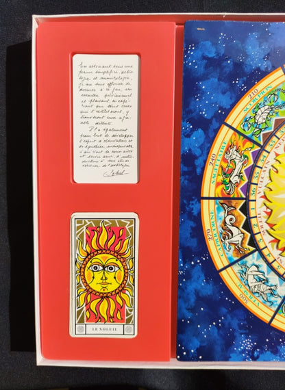 Jeu Astrologique Astro Soleil – Édition Vintage 1971 par Madame Soleil – Oracle Collector Unique et Rare conçu par Madame Soleil