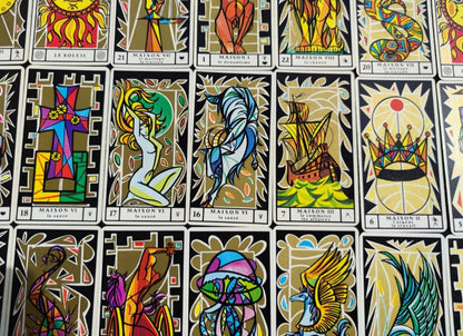 Jeu Astrologique Astro Soleil – Édition Vintage 1971 par Madame Soleil – Oracle Collector Unique et Rare conçu par Madame Soleil