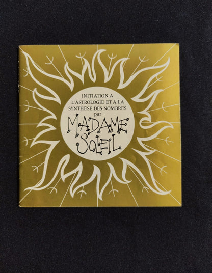 Jeu Astrologique Astro Soleil – Édition Vintage 1971 par Madame Soleil – Oracle Collector Unique et Rare conçu par Madame Soleil