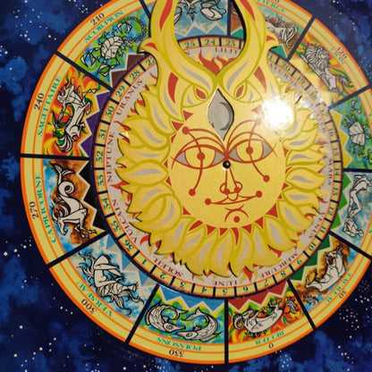 Jeu Astrologique Astro Soleil – Édition Vintage 1971 par Madame Soleil – Oracle Collector Unique et Rare conçu par Madame Soleil