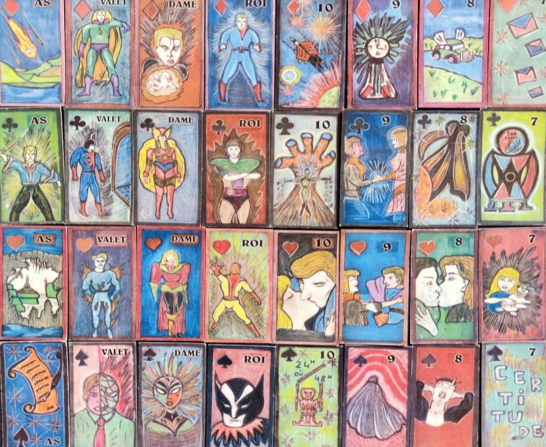 Oracle L’Arcanatempo – Cartes Divinatoires Françaises – Jeu Rare de 32 Cartes