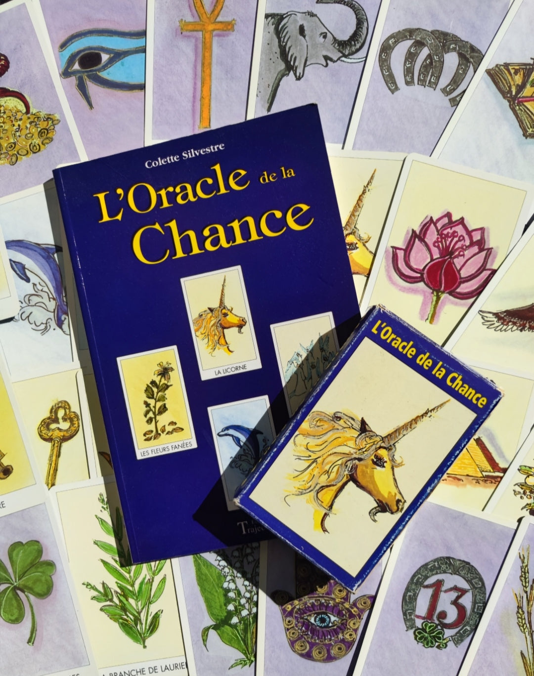 Oracle de la Chance 2003 – Jeu Divinatoire Français Rare – 48 Cartes + Livret