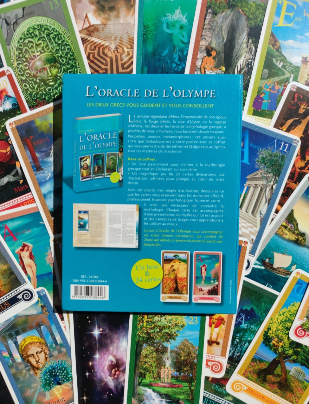 Oracle de l'Olympe – Jeu Divinatoire Rare 2011 Complet avec Livre & Coffret – France Loisirs