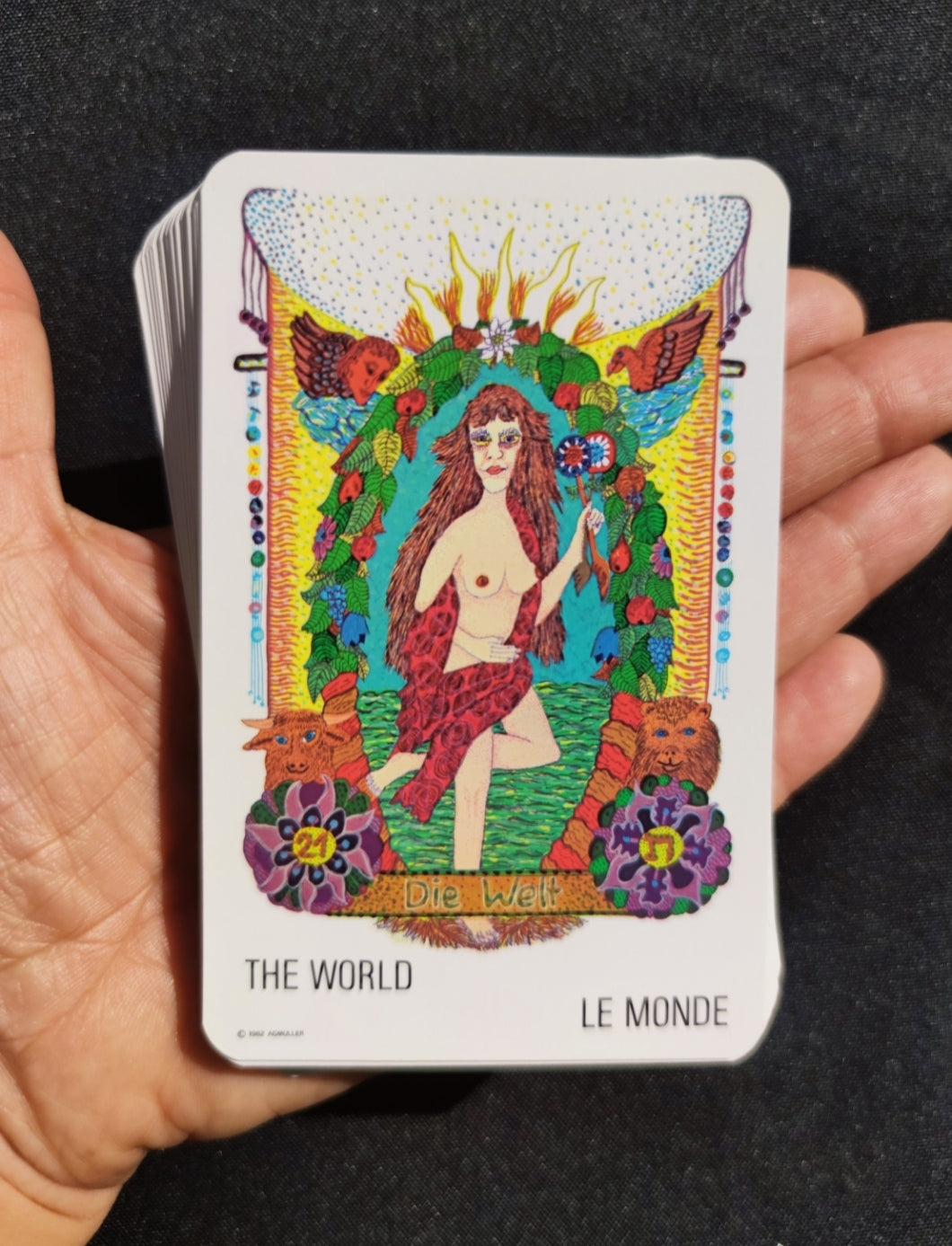 Jeu de Cartes Tziganes Walter Wegmüller – Première Édition 1982 – 78 Cartes Bilingues Français/Anglais