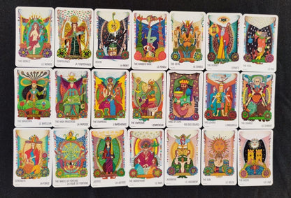 Jeu de Cartes Tziganes Walter Wegmüller – Première Édition 1982 – 78 Cartes Bilingues Français/Anglais