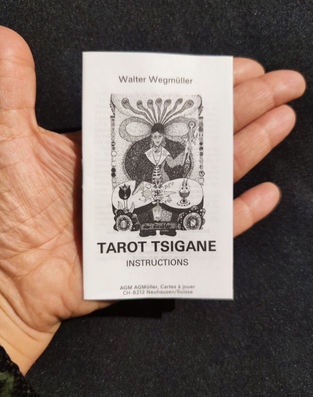 Jeu de Cartes Tziganes Walter Wegmüller – Première Édition 1982 – 78 Cartes Bilingues Français/Anglais