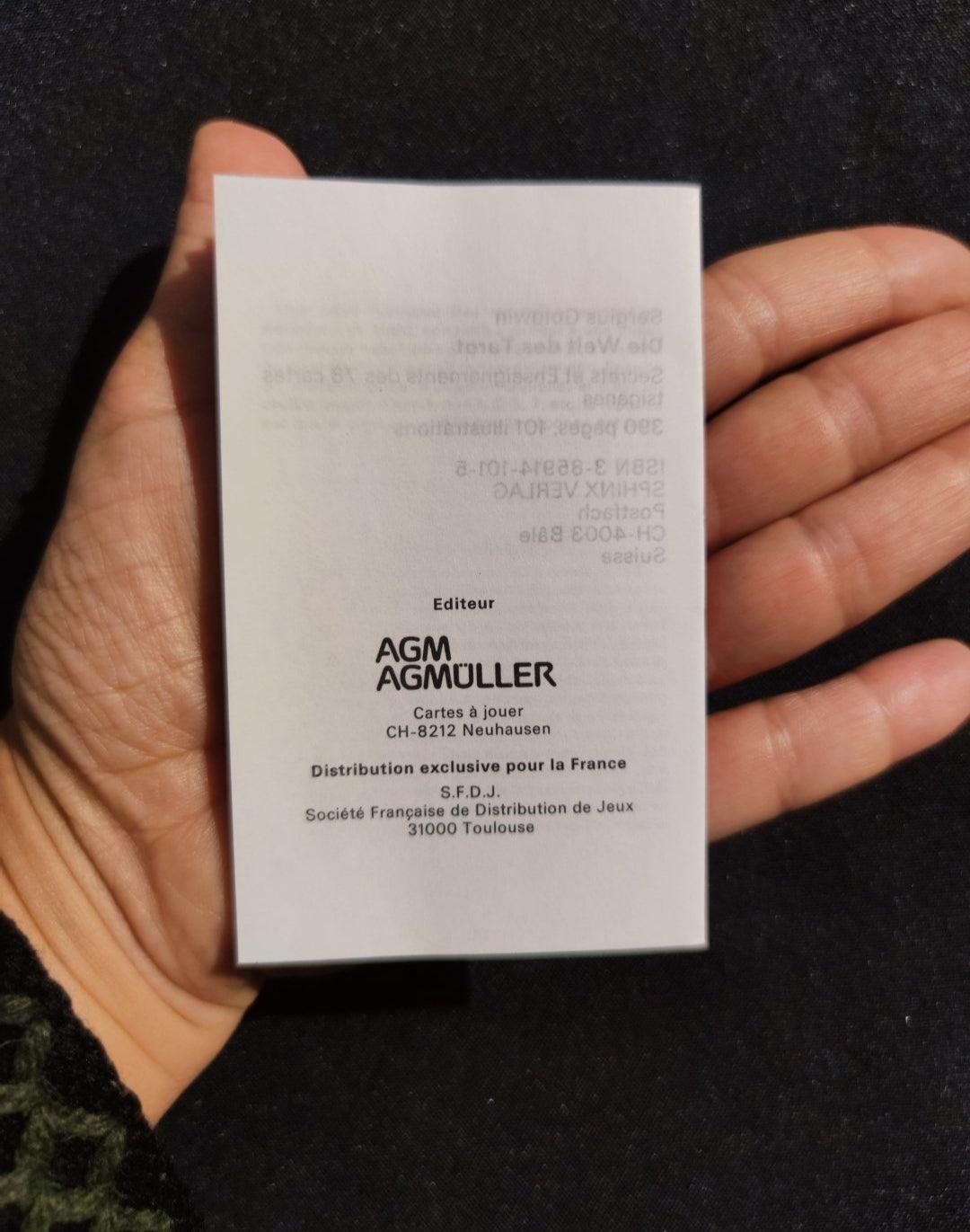 Jeu de Cartes Tziganes Walter Wegmüller – Première Édition 1982 – 78 Cartes Bilingues Français/Anglais