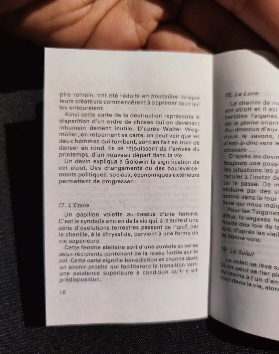 Jeu de Cartes Tziganes Walter Wegmüller – Première Édition 1982 – 78 Cartes Bilingues Français/Anglais