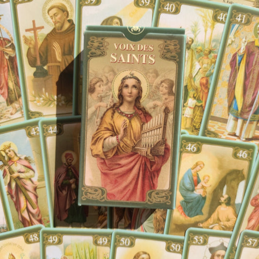 La Voix des Saints – Tarot Spirituel Chrétien Rare Lo Scarabeo 2004 – 78 Cartes Collection