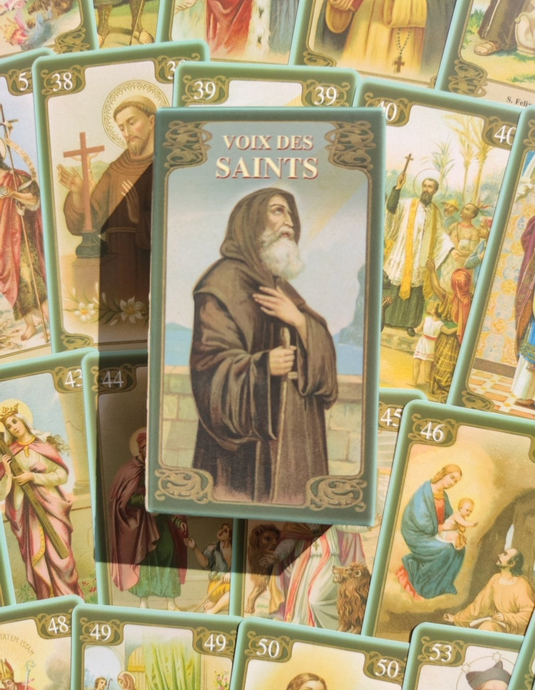 La Voix des Saints – Tarot Spirituel Chrétien Rare Lo Scarabeo 2004 – 78 Cartes Collection