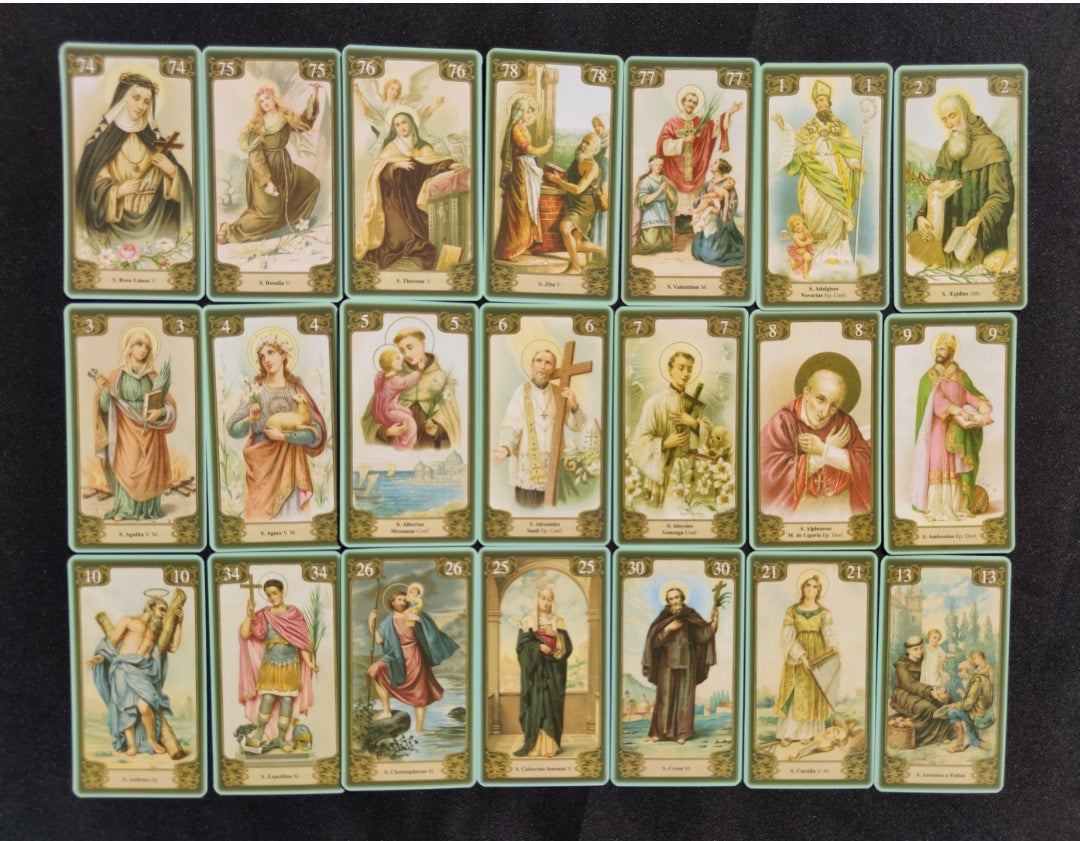 La Voix des Saints – Tarot Spirituel Chrétien Rare Lo Scarabeo 2004 – 78 Cartes Collection