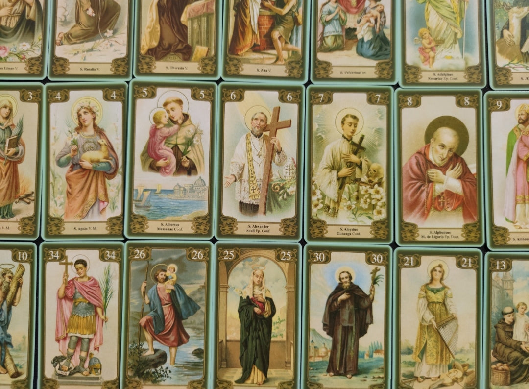 La Voix des Saints – Tarot Spirituel Chrétien Rare Lo Scarabeo 2004 – 78 Cartes Collection