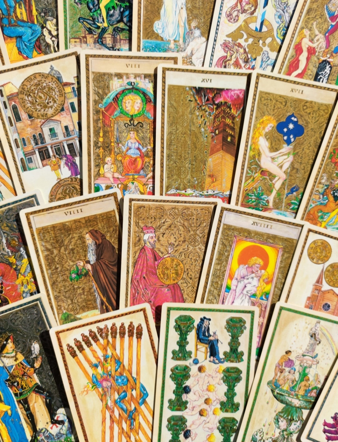 Tarot Shakespeare –1990 Édition Limitée Illustrée par Luigi Scapini (78 Cartes + Livret)